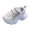 White, variant on WXFAZCVU Girls Light Up Sneakers Rhinestone Fashion Shoes Lightweight Shoes Going Out Size 6