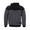 thumbnail image 2 of Boy’s Soft Sherpa Lined Juniors Youth Fleece Sweater Kids Zipper Hoodie Jacket (HR1223 Dark Grey, M(14-16 ), 2 of 4