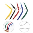 thumbnail image 2 of 5 Pcs CodfishFishing Eel Tube Jig bait shank offset Hook Barbed Octopus Hook, 2 of 9