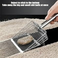 thumbnail image 5 of Hxlamzoo Heavy-Duty Large Fine-Hole Cat Litter Shovel for Bentonite, Tofu & Mineral Sand - Ergonomic Handle, Leak-Proof Design, Durable Plastic Construction (27.5x13cm), 5 of 8