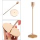 thumbnail image 3 of Candelabro 3 juegos de diferentes tamaños, vela cónica alta, candelabro decorativo de metal, candelabro retro para mesa de comedor, cena de boda, dorado, 3 of 5