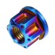 thumbnail image 5 of 6uds Titanio Aleación M12 Paso 1,25mm Brida Perno Tuerca Azul, 5 of 6
