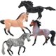 thumbnail image 2 of Breyer Horses Stablemates Poesía en movimiento | Juego de 4 caballos | Juguete de caballo | Figuras de caballos | 3.75"" x 2.5"" | Escala 1:32 | Modelo #6935, 2 of 5