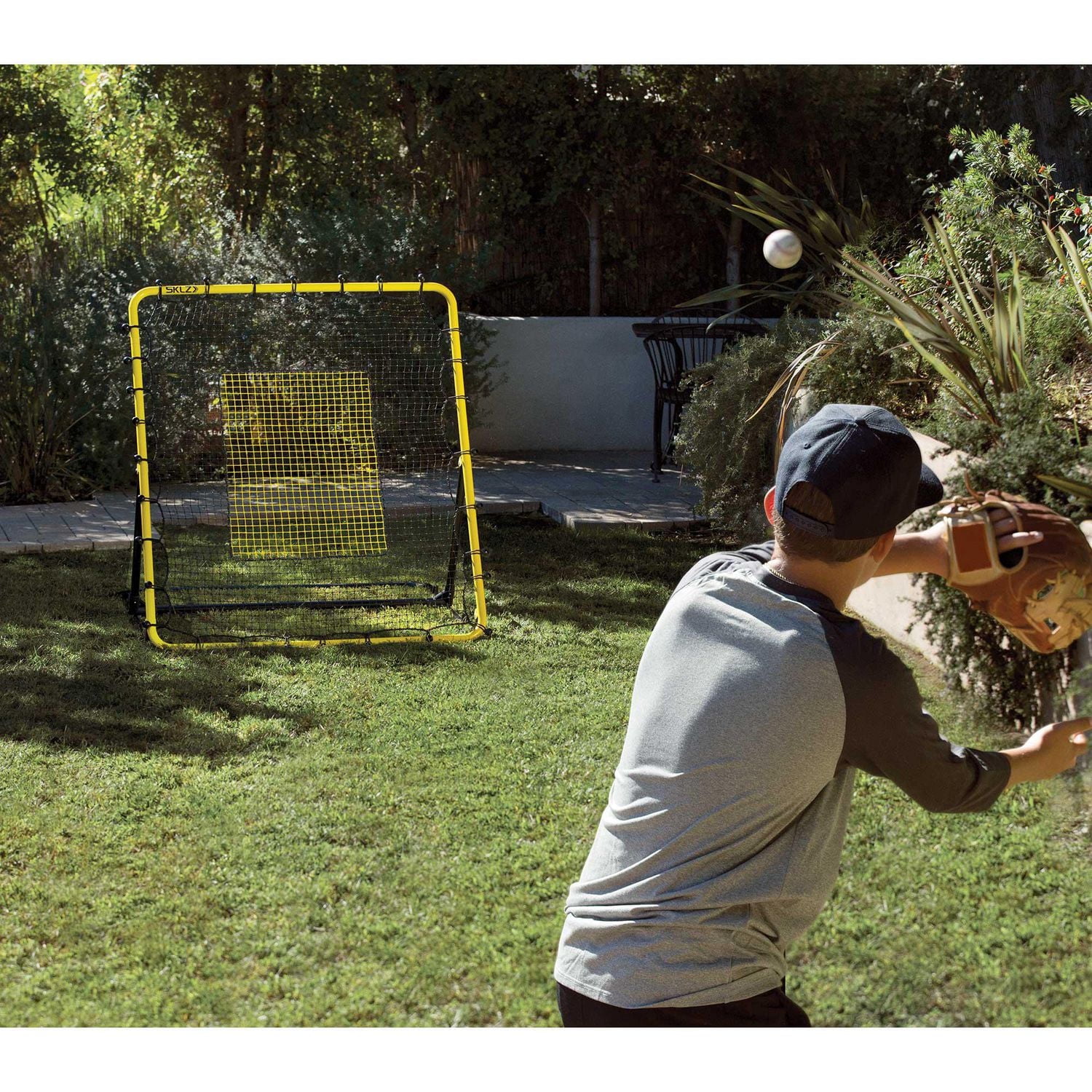 SKLZ Fielding Trainer pour les retours de balles de baseball, les balles au sol, les entraînements en ligne et les balles Pop Fly