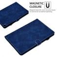 thumbnail image 4 of Dteck Case For Apple iPad 9th Generation 10.2"/iPad 8th Gen 2020/iPad 7th Gen 2019,Magnetic Leather Wallet Card Holder Smart Case Folio Stand Protective Automatic wake/sleep Cover,Blue, 4 of 6