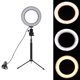 thumbnail image 4 of Anillo De Luz Led Regulable Para Cámara De Estudio, Lámpara De Luz Para Foto De Teléfono Y Vídeo Con Trípodes, Palo De Selfie, Anillo, Luz De Relleno De Mesa Para Canon Minnieouse EL009162-00, 4 of 5
