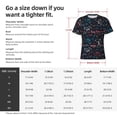 thumbnail image 4 of Bixox Men's Joystick Gamepad Printed Short Sleeve Skinny Athletic T-Shirt, 4 of 6