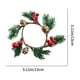 thumbnail image 3 of Guirnaldas navideñas, conos, adornos para puertas y ventanas, guirnaldas de frutas rojas de PVC, anillos, colgantes, adornos para el árbol de Navidad, 3 of 7