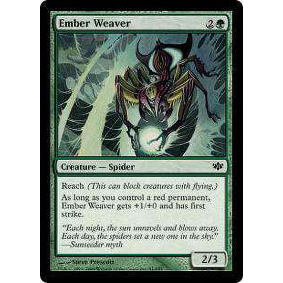 MtG Conflux Common Ember Weaver (Foil) #81