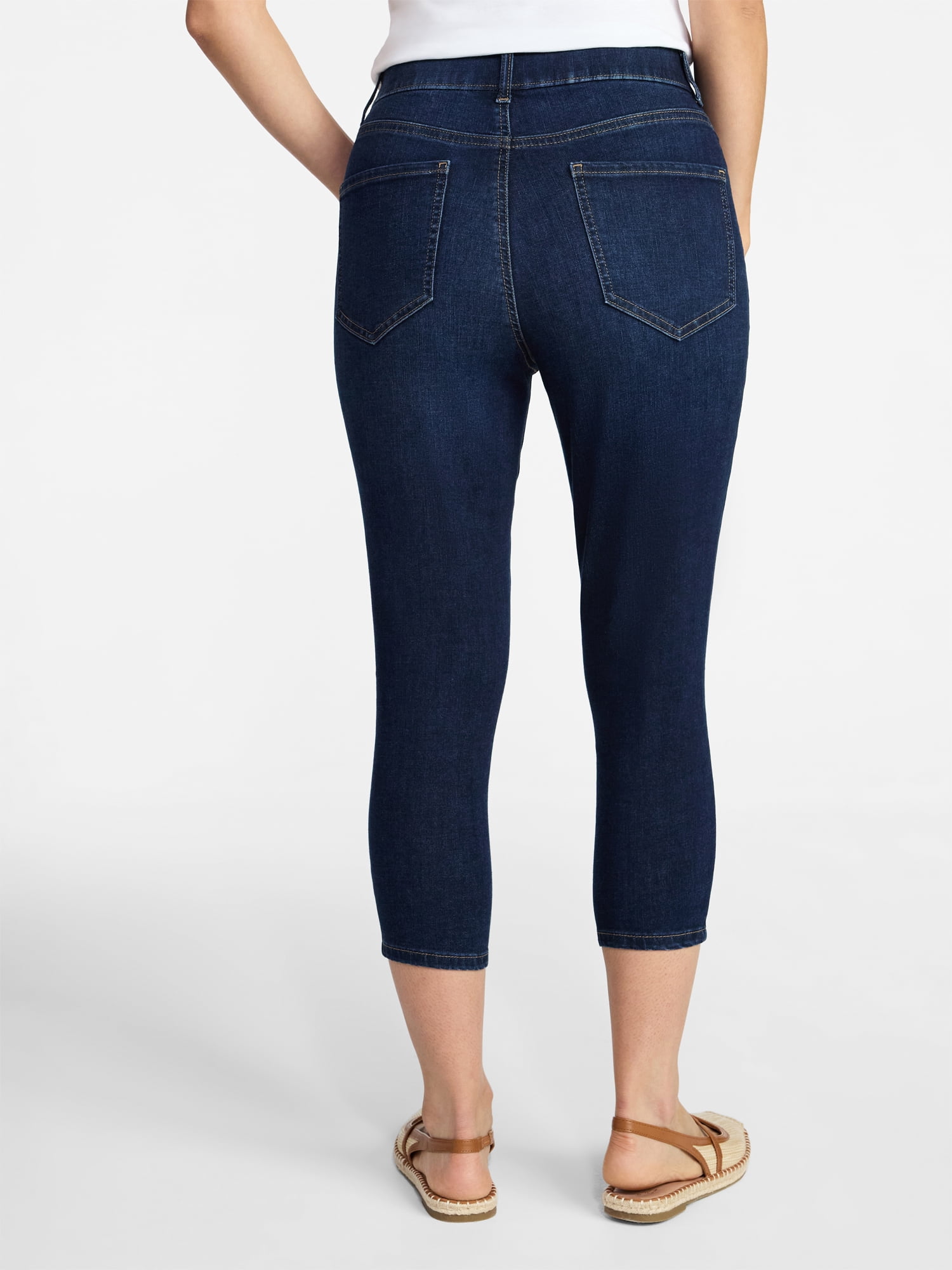 Time and Tru Women's Capri Jeggings, Sizes XS-XXXL