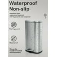thumbnail image 3 of CL.HPAHKL 13 Gallon Stainless Steel Step Trash Can with Soft-Close Pedal, Removable Inner Bucket and Soft Close Foot Pedal, Silver, 3 of 8