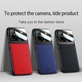 thumbnail image 3 of Leather case back cover Protective Cover Phone Case Glass Back Shell For Samsung Galaxy S20 Plus (Blue), 3 of 7