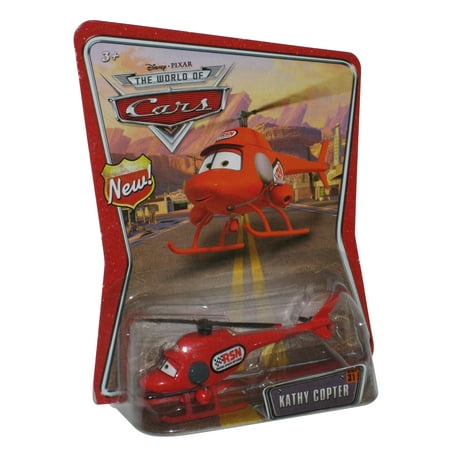 Disney Pixar World of Cars Movie Kathy Copter Red Toy