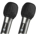 thumbnail image 4 of 200 Pcs Disposable Microphone Cover Non-Woven Handheld Microphone Windscreen Protective Cap for Recording Room, KTV and Any Shared Environment (Black), 4 of 6