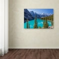 thumbnail image 3 of Trademark Fine Art 'Turquoise Moraine Lake' Canvas Art by Pierre Leclerc, 3 of 3