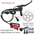thumbnail image 2 of Hydraulic Disc Brake RMotor Front Rear Disk Dual Callipers Lever for E-Bike rear without rotor, 2 of 9