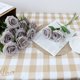thumbnail image 4 of Lvefit 12 Rosas Artificiales De Rosas Grises Con Tallo Largo, Ramo De Rosas De Seda Para Bodas, Despedidas De Soltera, Fiestas, Decoración Del Hogar, 4 of 5