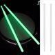 thumbnail image 3 of 5 Par 5A Palillo de Tambor Luminoso Set de Batería Fluorescentes de Jazz Escena Brillar en la Oscuridad Accesorios para Batería Verde, 3 of 5