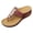 Wine, variant on Rokment Womens Orthopedic Flip Flops Bohemian Beach Comfortable Arch Support Wedge Slip on with Arch Support for Woman Walking Summer Casual Platform Dress Backless Sandals Black Size 6.5