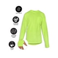 thumbnail image 2 of WRANGLER Long Sleeve Shirt Crew Neck Sweatshirt with Chest Pocket, Large, Green, 2 of 3