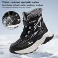 thumbnail image 2 of Botas de senderismo VITUOFLY para niños y niñas, cálidas para invierno y nieve, talla 2.5, 2 of 7