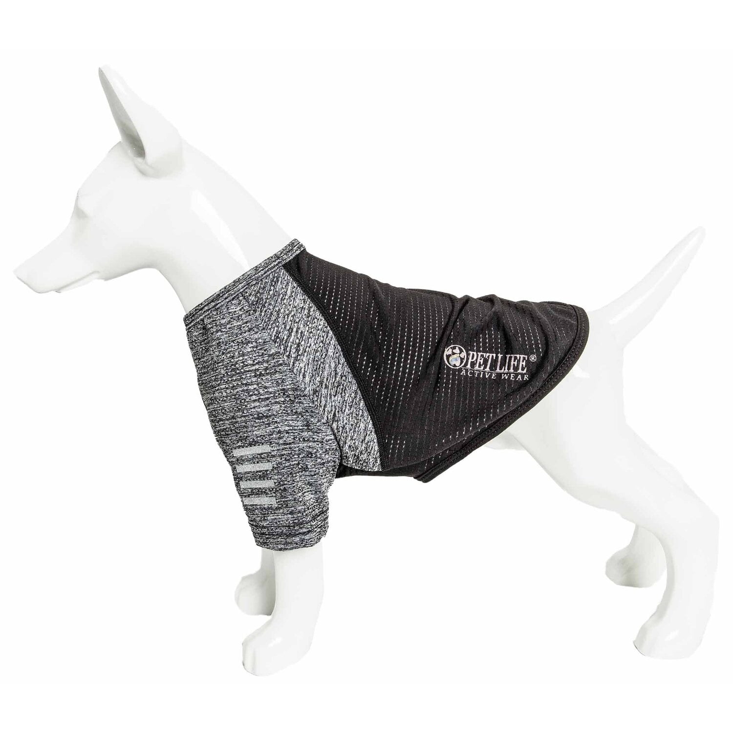 Pet Life ® Active 'Hybreed' 4-Way-Stretch Fitness Performance Dog T-Shirt