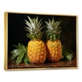 thumbnail image 2 of Designart "Delightful Golden Harvest Of Pineapples" Pineapples Floater Framed Canvas Prints, 2 of 5
