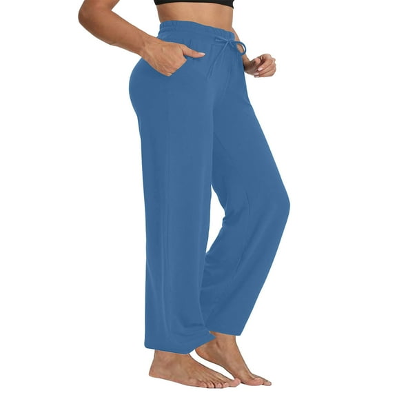 Womens Yoga Pants Plus Size High Waist Tummy Control Straight Leg Pant Workout Running Comfort Leggings for Women Lounge Wear