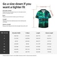thumbnail image 5 of Fotbe Northern Lights Camisa Estampada de Manga Corta para Hombre, Casual de Verano, Estilo Playero, Sin Arrugas-3X-Large, 5 of 5