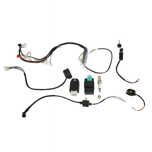 Atv 150Cc 200Cc 250Cc Ignition Coil Harness Switch Assembly Wiring Harness Coil Rectifier CDI ATV Solenoid Quad Pit Dirt Bike Go Kart Kits