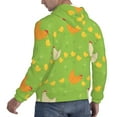 thumbnail image 6 of Wukai Funny Chicken Print Men Hoodies Fleece Sweatshirts Long Sleeve Sweaters Pullover Fall Outfits Winter Clothes-Medium, 6 of 7