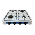 thumbnail image 1 of Parrilla Estufa Mesa Gas 4 quemadores Acero Blanca Shorbull, 1 of 8