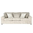 thumbnail image 6 of Roundhill Furniture Nason Wide Wale Corduroy Sofa and Loveseat Set, Parchment, 6 of 9