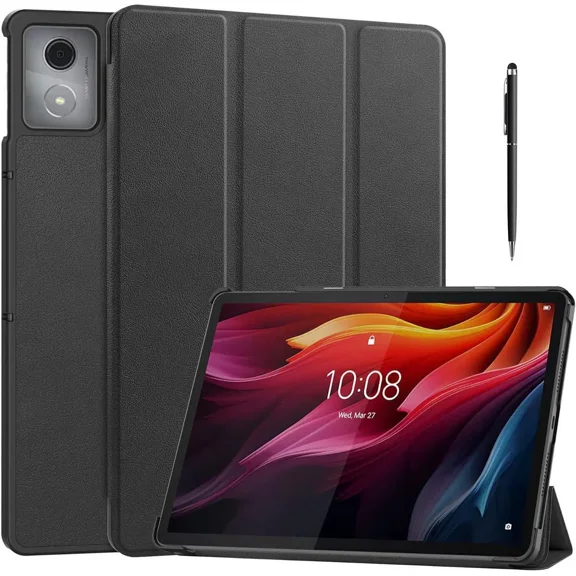 Case for Lenovo Tab K11 Plus 11.45 inch 2024 TB352FU TB352XU / M11 Plus 11.45" 2024, Slim Smart Cover Lightweight Hard Shell Protective Cover with Multi-Angle Stand, Universal Stylus Pen