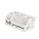thumbnail image 4 of Caja de almacenamiento de escritorio de madera, soporte para secador de pelo, elegante y sencillo estuche de almacenamiento de cosméticos para tocador, 4 of 8