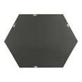 thumbnail image 3 of Kate and Laurel Rhodes Modern Hexagon Wall Mirror, 24.75 x 36.75, Silver, Chic Geometric Wall Mirror, 3 of 7
