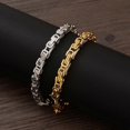 thumbnail image 4 of Glamon Mens Bracelet Gold Silver Color Royal Chain Bracelet For Men 6mm High Quality Stainless Steel Bracelets Fashion Jewellery Breslet For Men Acces, 4 of 5