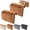 2pcBrown, variant on Felt Bedside Caddy Organizer, Hanging Bedside Storage Bag Organizer with Multiple Pockets for Bed, Bunk Bed, Dorm Room and Sofa