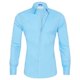 thumbnail image 3 of Camisa informal de algodón para hombre, Tops delgados, manga larga, cremallera, Color sólido, alta calidad, nueva, 3 of 5