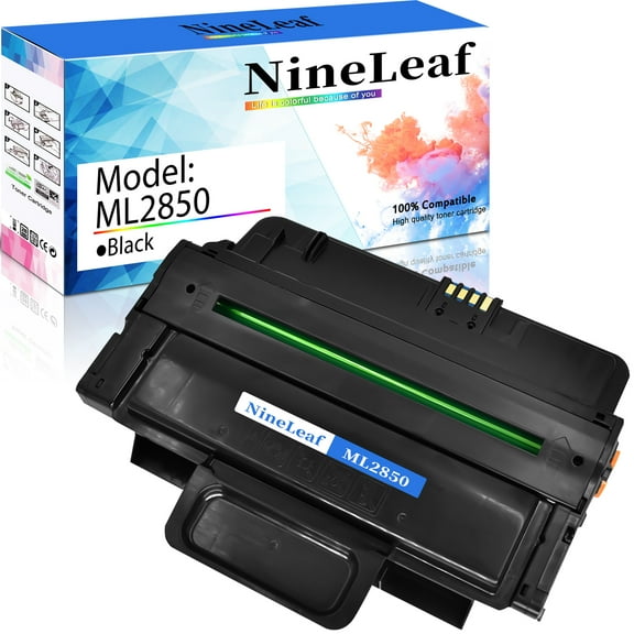 NineLeaf Compatible Toner Cartridge Replacement for Samsung ML2850 ML-2850 Work on ML-2850 ML-D2850B ML-2850D ML-2850DR ML-2851D ML-2851N ML-2851ND ML-2851NDL Printer(1 Pack Black)