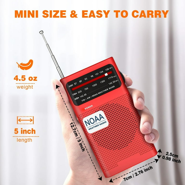 Meikoko AM/FM NOAA Weather Radio with Long Range photo 7