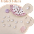 thumbnail image 4 of 40Pcs 2 Style Shell Pearl Pendants with Copper Wire Silver 15.5~17.5x10~11.5x8.5~9.5mm Hole: 3.5~4mm, 4 of 9