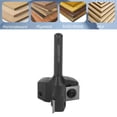 thumbnail image 4 of 3 Teeth Router Bit, 4 Sided Cutting Edges High Strength Slotting Cutter Bit  for Wood Planing Grooving, 4 of 7