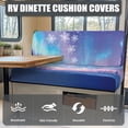 thumbnail image 4 of XYZCANDO RV Booth Seat Covers Washable Polyester Fabric, Compatible with Travel Trailer RV Camper, for Travel Trailer Couch Bench, Northern Lights, 4 of 8