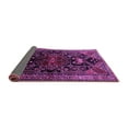 thumbnail image 2 of Ahgly Company Indoor Round Persian Purple Traditional Area Rugs, 6' Round, 2 of 4