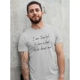 thumbnail image 2 of Thankful For God Who Loves Me Men T-Shirt, Male x-Large, 2 of 4