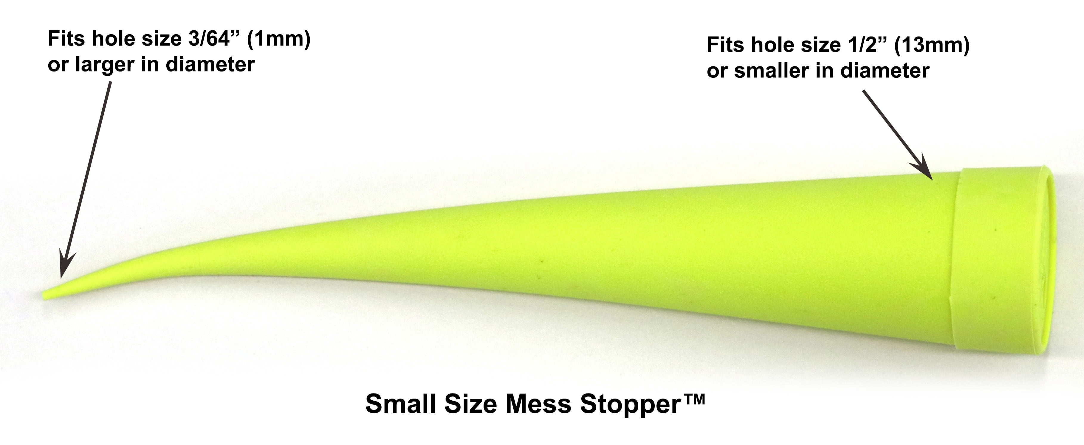 Mess Stopper Universal Hydraulic Oil Line Plugs & Caps Kit – 2 Large, 4 Medium, 4 Small, NBR Rubber, Hi-Viz Green/Yellow, For Unpressurized Systems