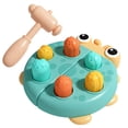 thumbnail image 2 of Fun Whack , Developmental Toy, Early Educational, Pounding Game for Birthday, Parties, Toddlers, Gifts Blue, 2 of 8