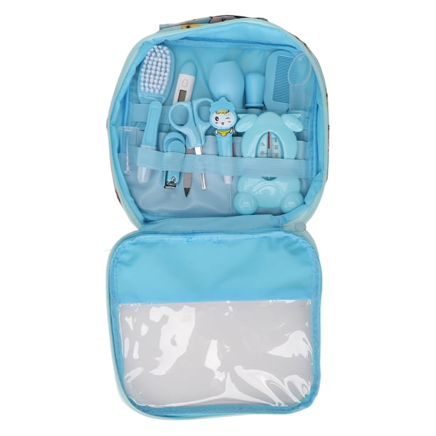 Set de cuidado de guardería para recién nacidos kit de cuidado para la salud del bebé pinzas termómetro tijeras cortaúñas con bolsa de almacenamiento para uso doméstico ANGGREK Otros