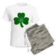 thumbnail image 5 of CafePress - Shamrock Ver5 Women's Light Pajamas - Women's Short Sleeve Print T-Shirt and Pants Light Cotton Pajama Set, 5 of 7